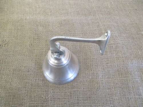 There Is Someone At The Door....This First Class Vintage Metal Wall Mount Door Bell