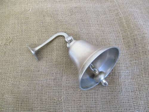 There Is Someone At The Door....This First Class Vintage Metal Wall Mount Door Bell