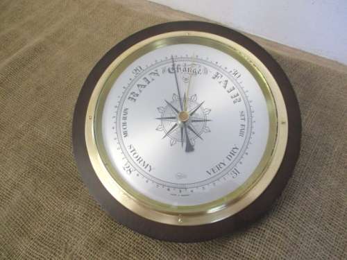 Stunning Vintage Barigo Brass and Wood Wall Hanging         Made In Germany