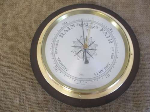 Stunning Vintage Barigo Brass and Wood Wall Hanging         Made In Germany