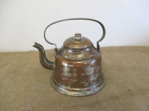 Rare With Plenty Character.....Antique Handmade Mumark Istanbul Copper Coffee Kettle