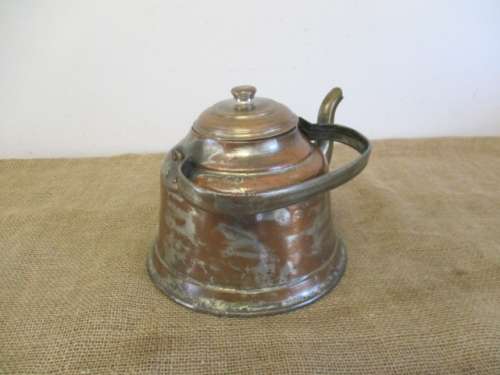 Rare With Plenty Character.....Antique Handmade Mumark Istanbul Copper Coffee Kettle