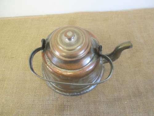 Rare With Plenty Character.....Antique Handmade Mumark Istanbul Copper Coffee Kettle