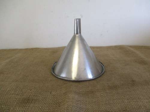 Nice Sturdy Vintage Stainless Steel Funnel