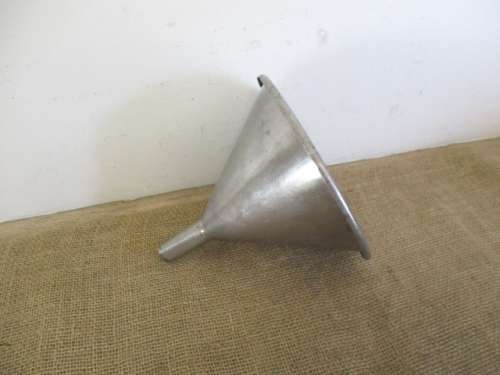 Nice Sturdy Vintage Stainless Steel Funnel
