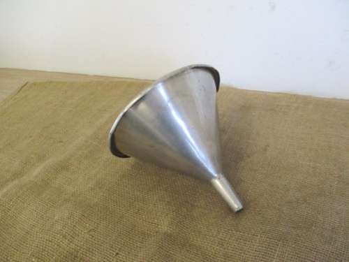 Nice Sturdy Vintage Stainless Steel Funnel