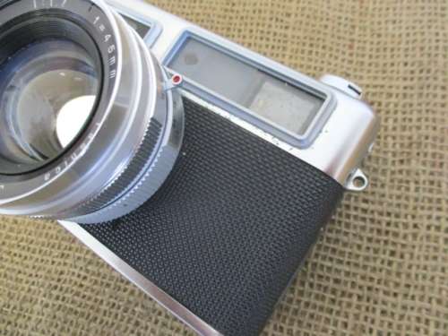 Vintage Yashica Electro 35 35mm SLR Film Camera With Leather Case                 1966