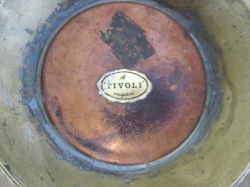 For Lorna`s Bid Only - An Impressive Vintage Solid Hammered Copper And Brass `A Tivoli Original`
