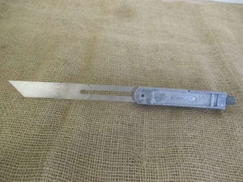 Lovely Vintage Stanley 18TB Aluminum Body Adjustable Sliding T-Bevel Square         Made In USA.