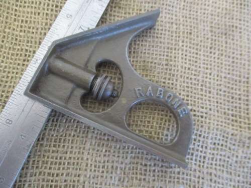 Beautiful Vintage J.Rabone & Sons No 1901, 12` Heavy Duty Steel Adjustable Combination Square