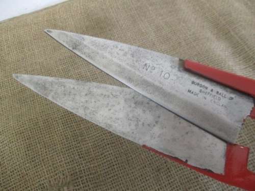 Popular Vintage No 10 Burgon & Ball Ltd 7 inch Drummer Boy Sheep Shear Scissor    Sheffield, England