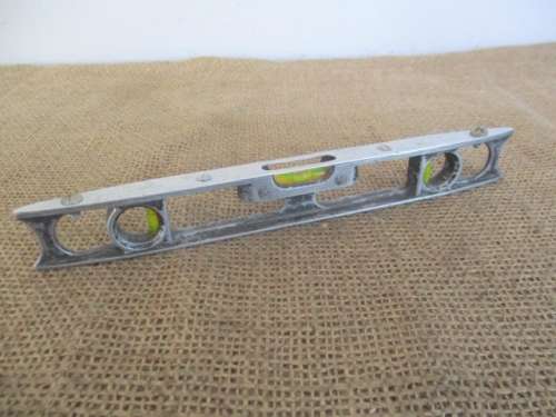 Very Rare Vintage Aluminum Disston 9` Torpedo Spirit Level         Made In USA.