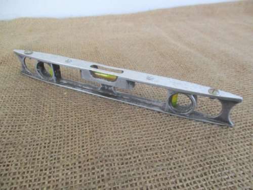 Very Rare Vintage Aluminum Disston 9` Torpedo Spirit Level         Made In USA.