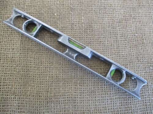 Very Rare Vintage Aluminum Disston 9` Torpedo Spirit Level         Made In USA.