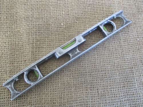 Very Rare Vintage Aluminum Disston 9` Torpedo Spirit Level         Made In USA.