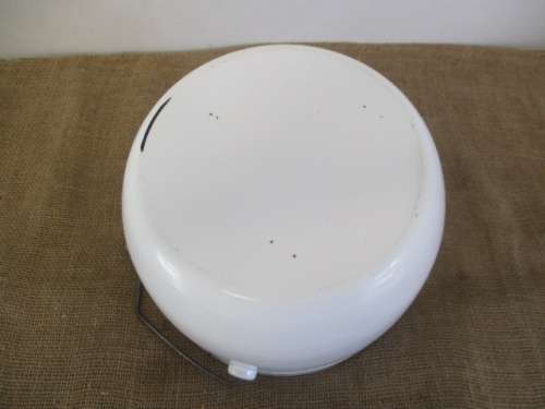 For Lorna`s Bid Only - Lovely Old La Bain Paris Enamel Bucket