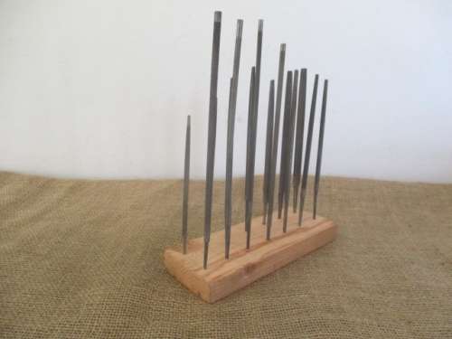 Nice Handy Collection Of Useful Smaller Round, Flat, Triangle & Square Steels Files
