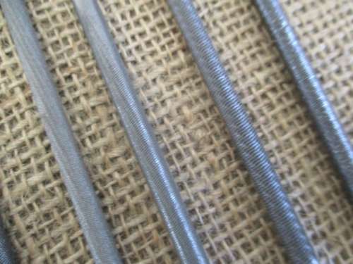 Nice Handy Collection Of Useful Smaller Round, Flat, Triangle & Square Steels Files