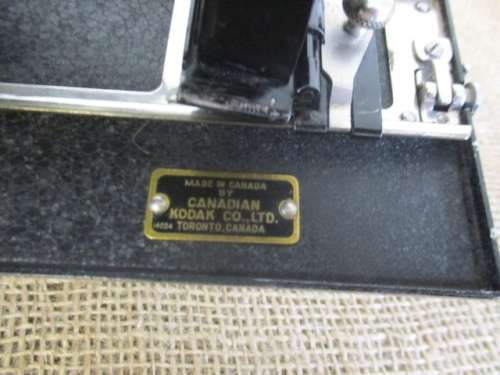 For VicMyb Bid Only - Antique Kodak No 3-A Folding Autographic Brownie Camera By Canadian