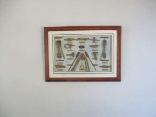 Nice Framed Wall Hanging Display Set Of Nautical Rope Knots