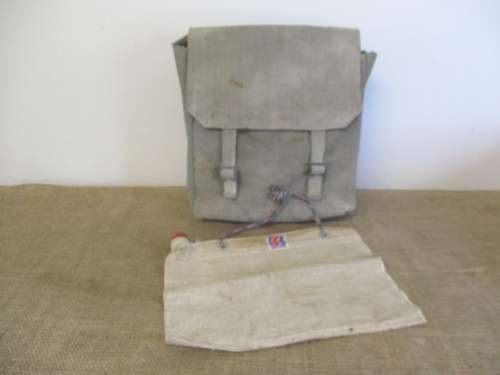 An Old Canvas Backpack And Free Of Charge Sea King Canvas Water Cooler Bag