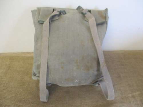 An Old Canvas Backpack And Free Of Charge Sea King Canvas Water Cooler Bag