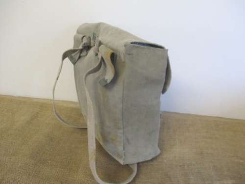 An Old Canvas Backpack And Free Of Charge Sea King Canvas Water Cooler Bag