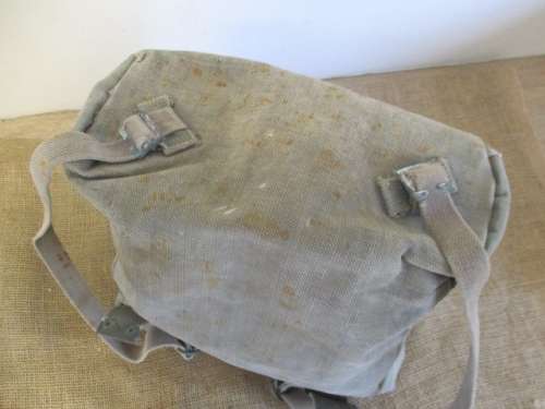 An Old Canvas Backpack And Free Of Charge Sea King Canvas Water Cooler Bag
