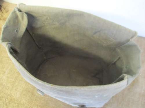 An Old Canvas Backpack And Free Of Charge Sea King Canvas Water Cooler Bag