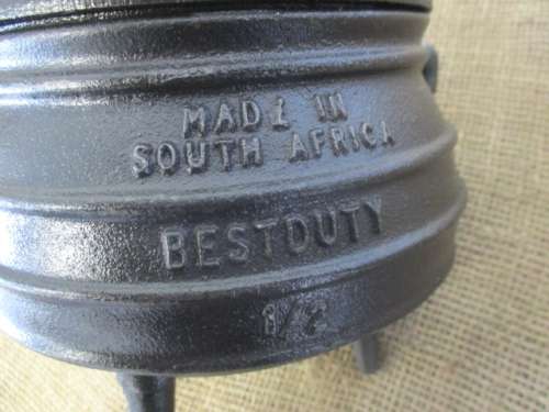 Robust 1/2 Size Heavy Duty Cast Iron BestDuty Three Legged Pot