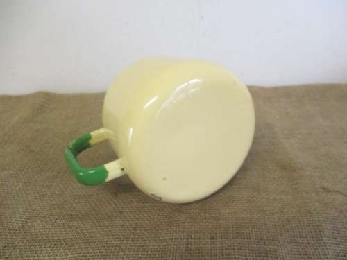 Beautiful Fairly Large Vintage Old Fashioned Enamel Coffee Pot