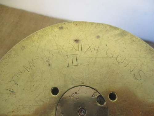 Exceptionally Rare.....This Rare Vintage WWII 4.7in. MKS IX IX XII XII Guns Naval Brass Shell Casing