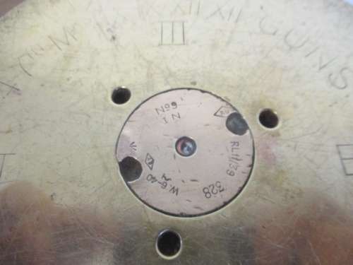 Exceptionally Rare.....This Rare Vintage WWII 4.7in. MKS IX IX XII XII Guns Naval Brass Shell Casing