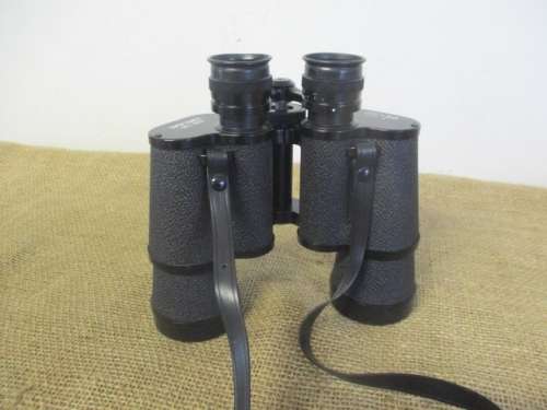 Super Good Vintage Super Zenith 20 X 50 Field 3` Binocular With End Caps And In Original Case