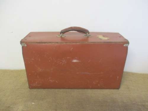 Characterful Old Vintage Pilot`s Leather Case With Original Keys From A Former SAA Pilot