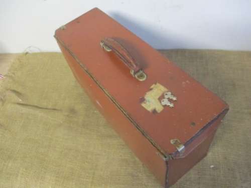 Characterful Old Vintage Pilot`s Leather Case With Original Keys From A Former SAA Pilot