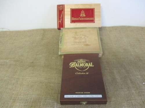 Three Very Beautiful Cigar Boxes From Three Different Countries