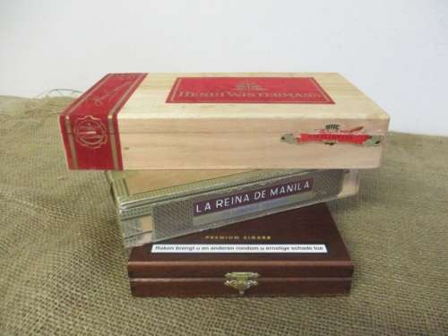 Three Very Beautiful Cigar Boxes From Three Different Countries