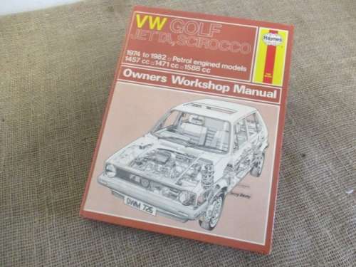 VW Golf, Jetta, Scirocco Owners Workshop Manual - 1974 to 1982 Petrol Engined Models