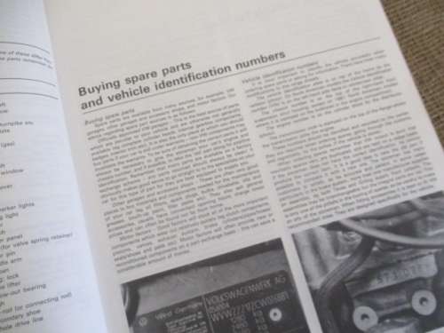 VW Golf, Jetta, Scirocco Owners Workshop Manual - 1974 to 1982 Petrol Engined Models