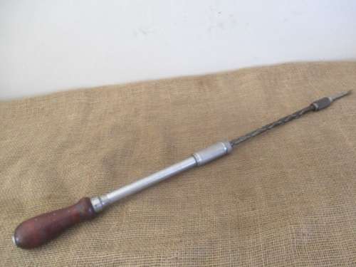 Bid For PlaneMe Only -  Sturdy Vintage Millers Falls No 620A Spiral Ratcheting Screwdriver