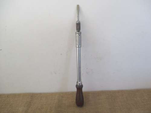 Bid For PlaneMe Only -  Sturdy Vintage Millers Falls No 620A Spiral Ratcheting Screwdriver
