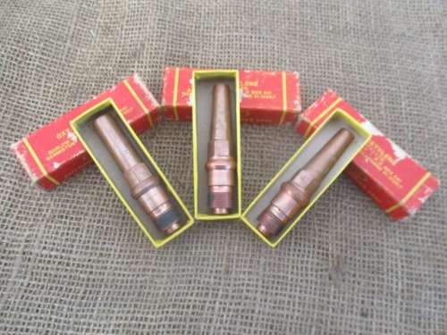 Three Never Used Harris Cutting Tips No`s 1F, 2F & 3F, Series 2890 In Original Packaging        MIB