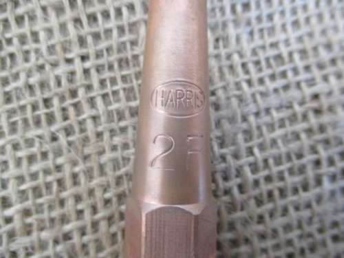 Three Never Used Harris Cutting Tips No`s 1F, 2F & 3F, Series 2890 In Original Packaging        MIB