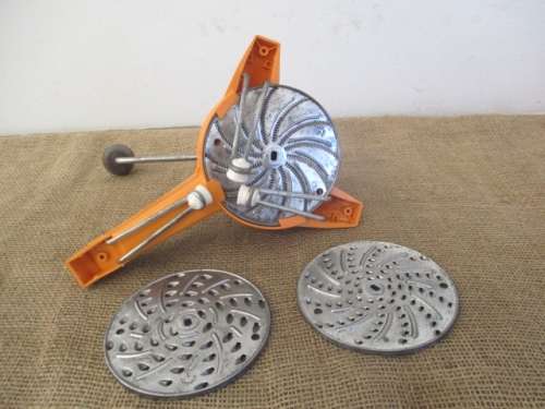 Vintage Mouli Julienne Rotary Grater/Slicer And Vintage Mouli Brevete SGDG Model Depose Grater