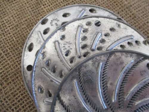 Vintage Mouli Julienne Rotary Grater/Slicer And Vintage Mouli Brevete SGDG Model Depose Grater