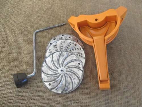 Vintage Mouli Julienne Rotary Grater/Slicer And Vintage Mouli Brevete SGDG Model Depose Grater