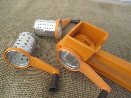 Vintage Mouli Julienne Rotary Grater/Slicer And Vintage Mouli Brevete SGDG Model Depose Grater