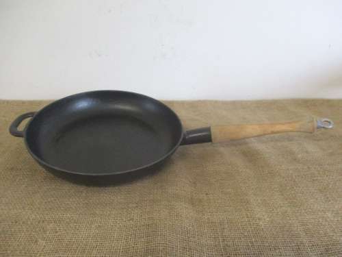 A Perfect Large Heavy Cast Iron Frying Pan