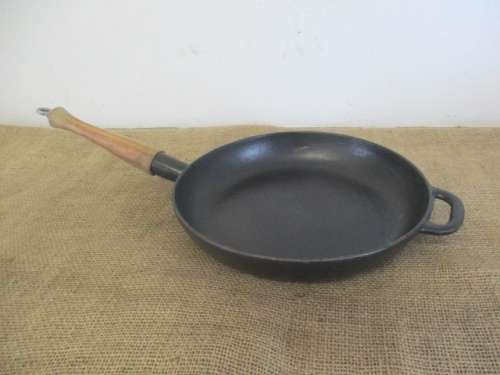 A Perfect Large Heavy Cast Iron Frying Pan
